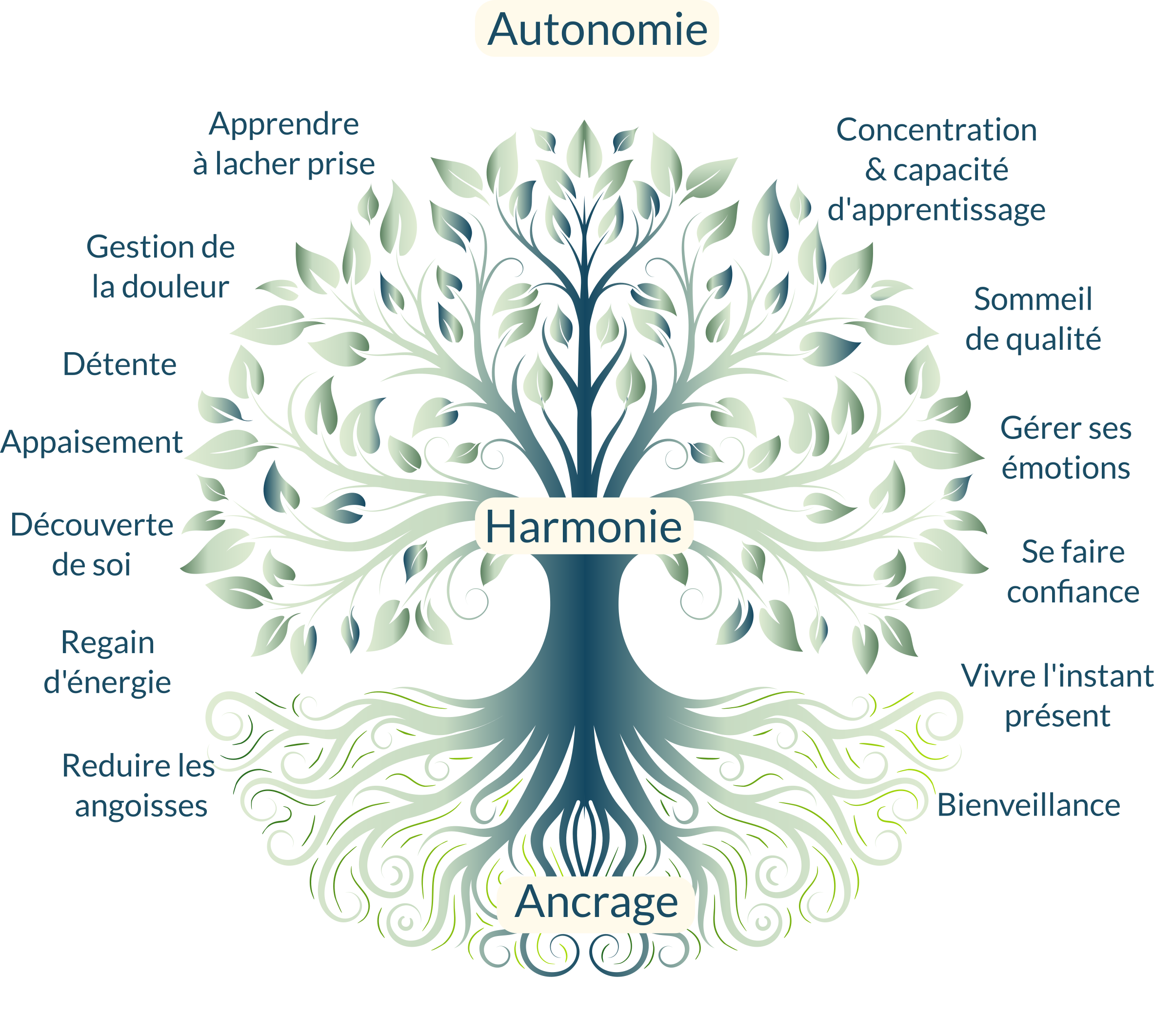Arbre de vie, Nina Hernandez, sophrologue certifiée à Brunet, près de Valensole.